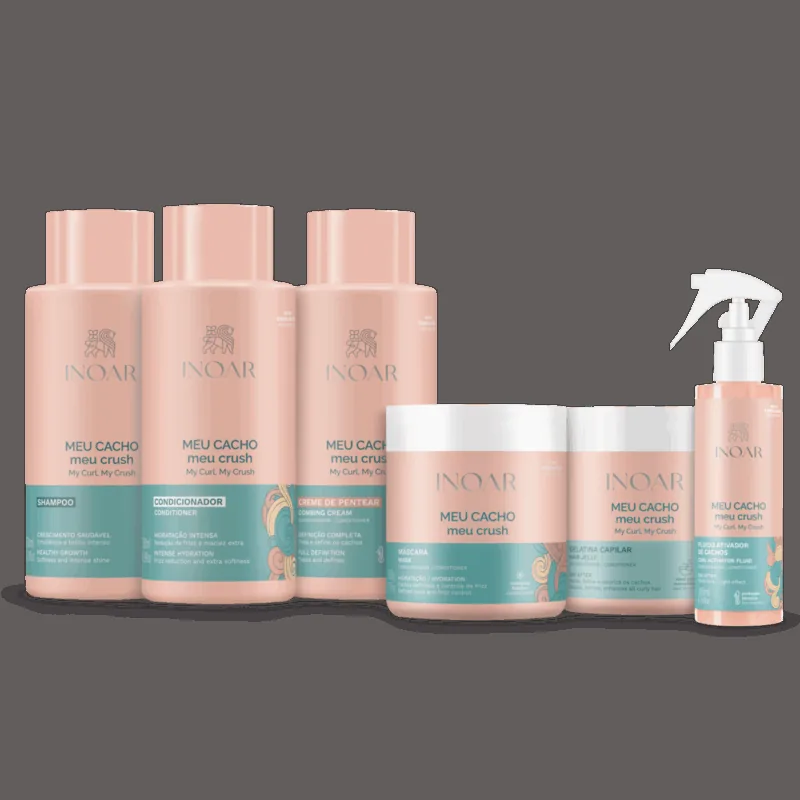 Inoar Hair Therapy shampoo, conditioner, serum and mask